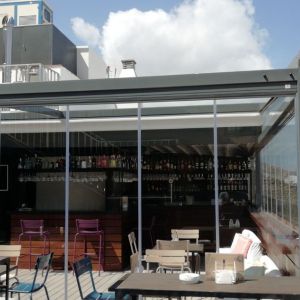 Selene pergola on the hotel terrace